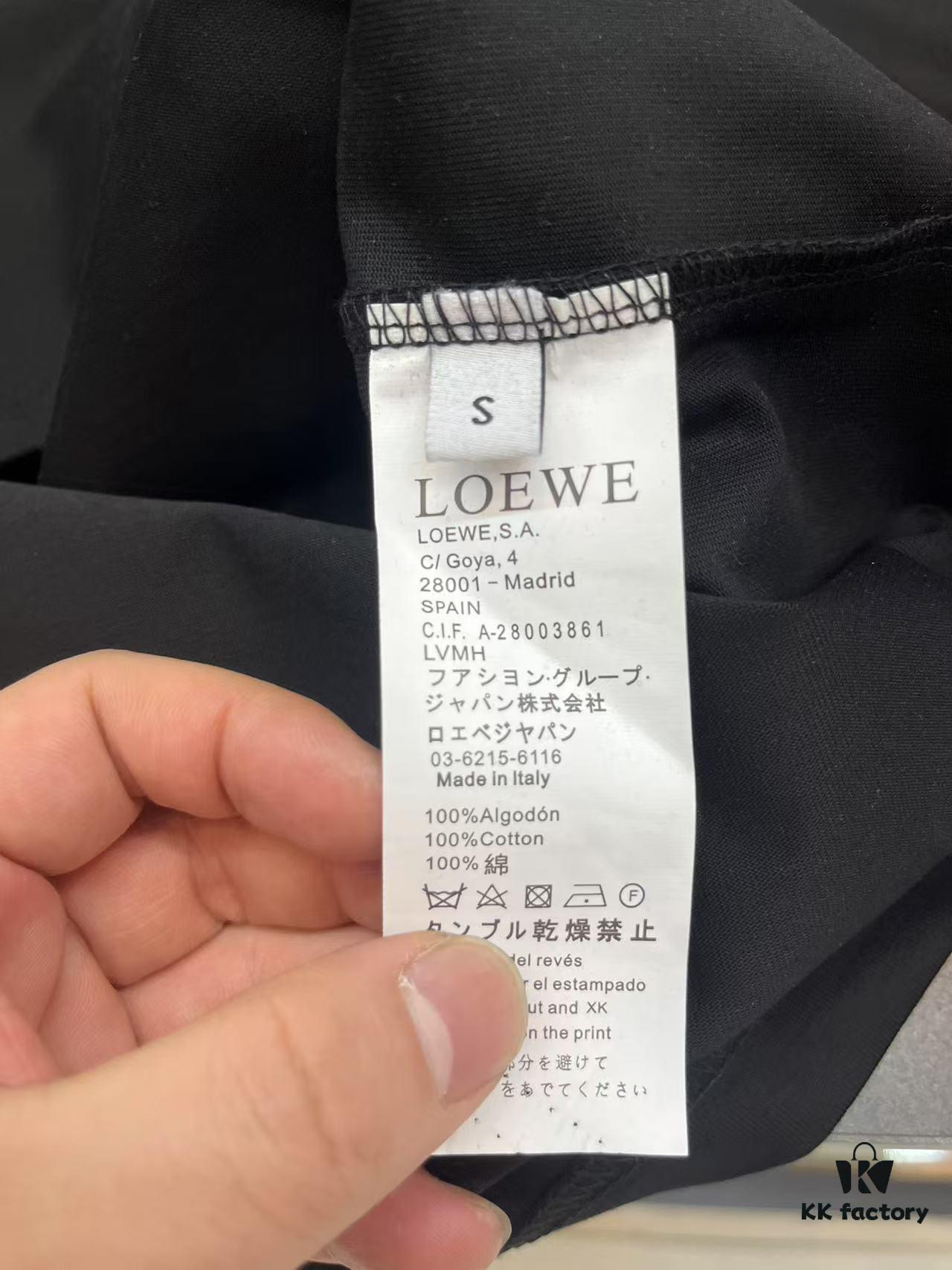 6931a0a4ccd8ab3d7af947b9 LOEWE New Arrival Towel Embroidery T-Shirt, High-Quality 280g Double-Yarn Cotton Fabric, Soft and Comfortable Wear, Heavyweight Smooth Cotton Washed Feel, Premium Front Letter Towel Embroidery with Special Craftsmanship, Custom Dyeing, Full Branding, Not Ordinary Market Version
