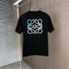 6931a0a4ccd8ab3d7af947c2 LOEWE 2025 Spring/Summer New Arrival Round Neck Short Sleeve T-Shirt with Laser-Burned Floral Print Effect, Made from 320g Double-Yarn Combed Cotton Fabric, Slightly Loose Fit, Soft and Substantial Fabric Texture, Unisex Design