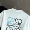 6931a0a5ccd8ab3d7af947cc LOEW Loewe 2025 Spring/Summer New Arrival Round Neck Short Sleeve T-Shirt with Laser-Burned Floral Print Effect, Made from 320g Double-Yarn Combed Cotton Fabric, Slightly Relaxed Fit, Soft and Substantial Fabric Texture, Unisex Design
