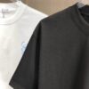 6931a0a5ccd8ab3d7af947cf LOEW Loewe 2025 Spring/Summer New Arrival Round Neck Short Sleeve Hand-Painted Print High Grammage 320g Double-Yarn Combed Cotton Fabric Slightly Loose Fit Unisex