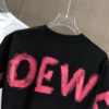 6931a0a5ccd8ab3d7af947d5 LOEW Loewe 2025 Spring/Summer New Arrival Round Neck Short Sleeve Hand-Painted Print High Grammage 320g Double-Yarn Combed Cotton Fabric Slightly Loose Fit Unisex