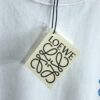 6931a0a6ccd8ab3d7af947db LOEW Loewe 2025 Spring/Summer New Arrival Round Neck Short Sleeve Hand-painted Print High Grammage 320g Double-combed Cotton Fabric Slightly Loose Fit Unisex