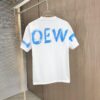 6931a0a6ccd8ab3d7af947dd LOEW Loewe 2025 Spring/Summer New Arrival Round Neck Short Sleeve Hand-painted Print High Grammage 320g Double-combed Cotton Fabric Slightly Loose Fit Unisex