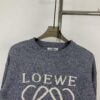 6931a0a9ccd8ab3d7af94815 New LOEWE 22SS Exquisite Heather Gray Jacquard Round-Neck Sweater