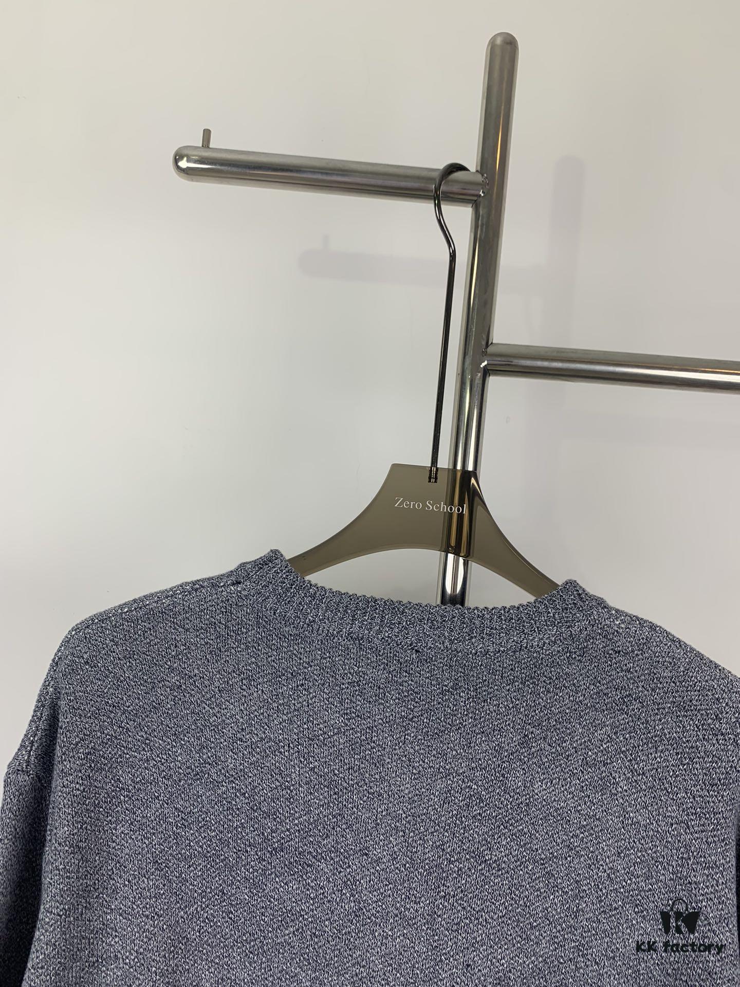 6931a0a9ccd8ab3d7af94817 New LOEWE 22SS Exquisite Heather Gray Jacquard Round-Neck Sweater