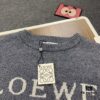 6931a0a9ccd8ab3d7af94818 New LOEWE 22SS Exquisite Heather Gray Jacquard Round-Neck Sweater