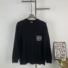 6931a0a9ccd8ab3d7af9481d Loewe New Autumn-Winter Jacquard Pocket Knit Pullover Hoodie