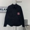 6931a0a9ccd8ab3d7af94826 New Loewe Fluorescent Pink Embroidered Logo Pocket Button Shirt