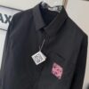 6931a0aaccd8ab3d7af9482b New Loewe Fluorescent Pink Embroidered Logo Pocket Button Shirt
