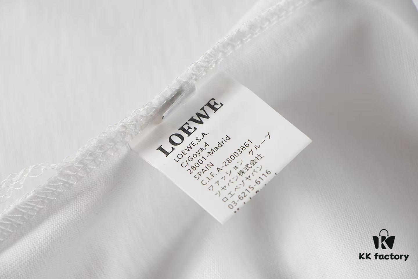2025 New Arrival Loewe Embroidered Short-Sleeve T-Shirt