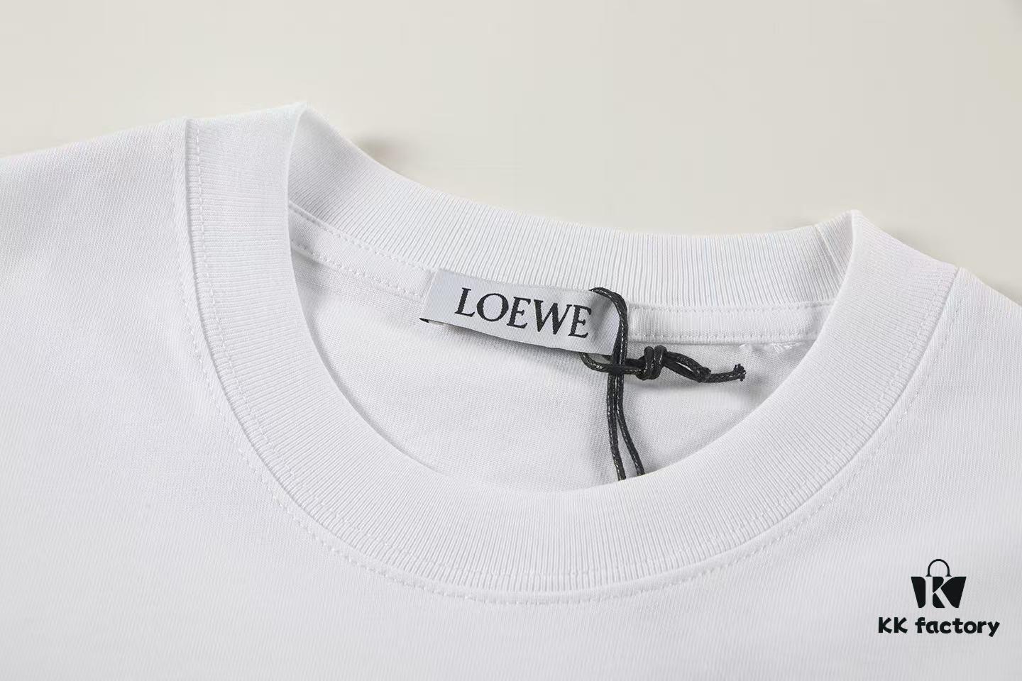 2025 New Arrival Loewe Embroidered Short-Sleeve T-Shirt