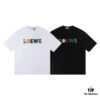 2025 New Arrival Loewe Embroidered Short-Sleeve T-Shirt