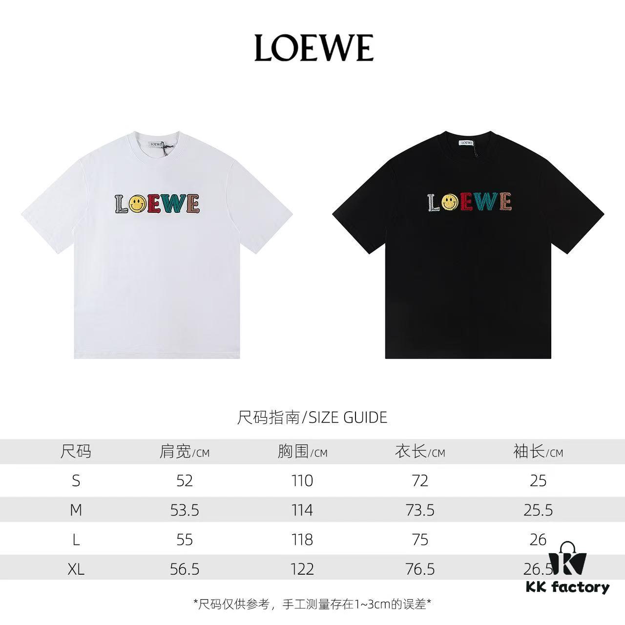 2025 New Arrival Loewe Embroidered Short-Sleeve T-Shirt