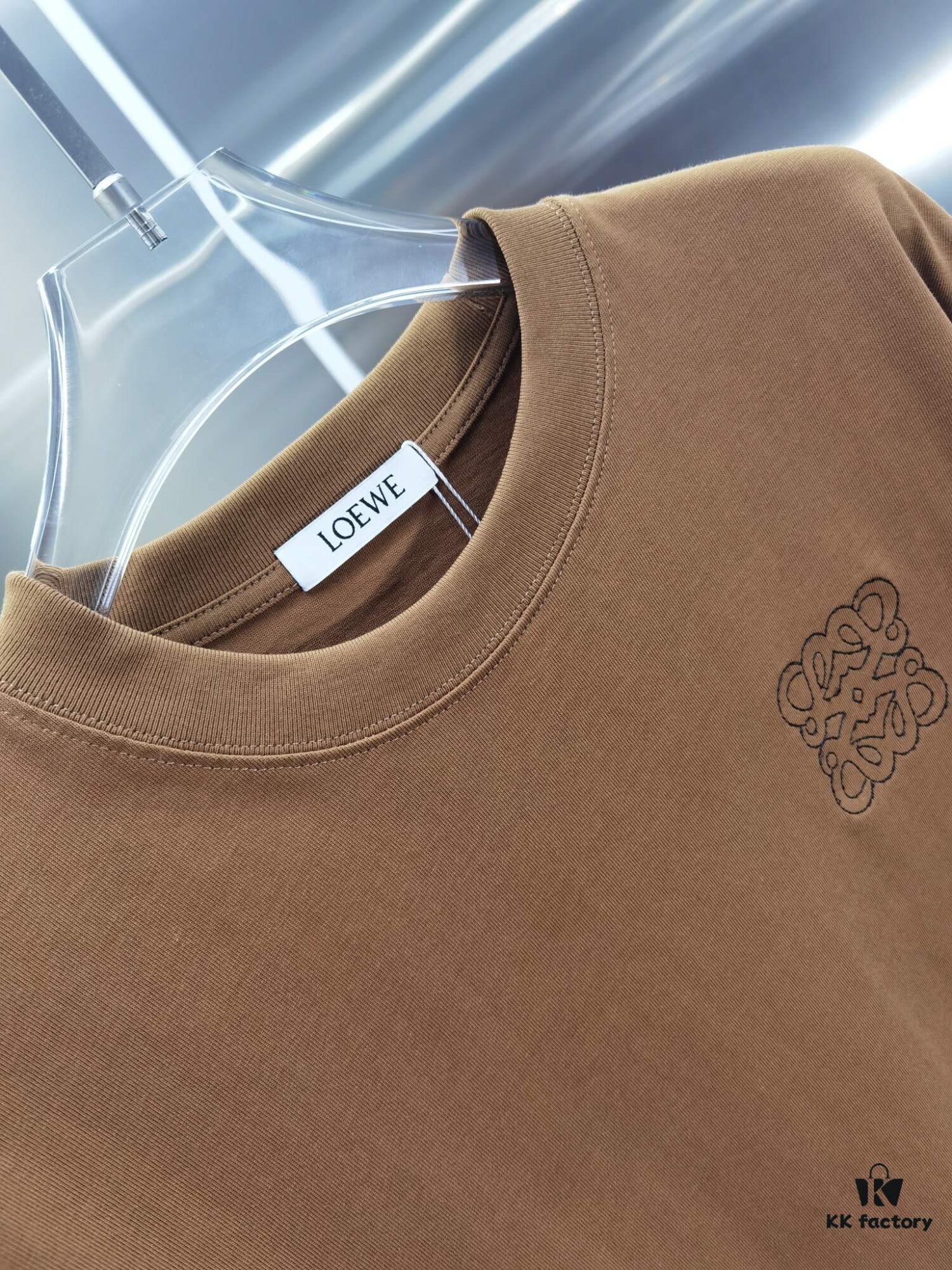 6931a0acccd8ab3d7af94853 Loewe Inspired Embroidered Short Sleeve T-Shirt (Premium Embroidery Version)