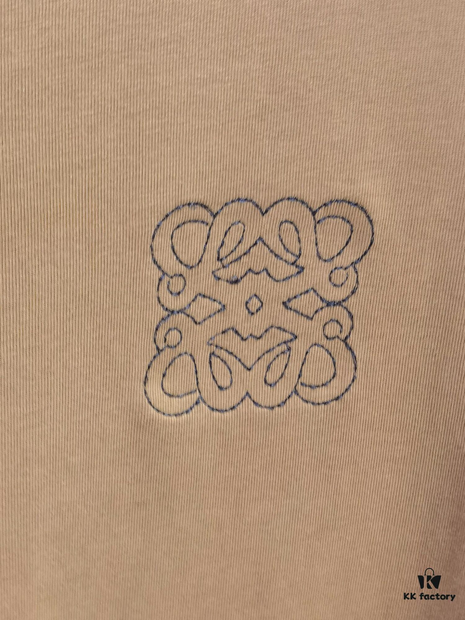 6931a0acccd8ab3d7af94854 Loewe Inspired Embroidered Short Sleeve T-Shirt (Premium Embroidery Version)