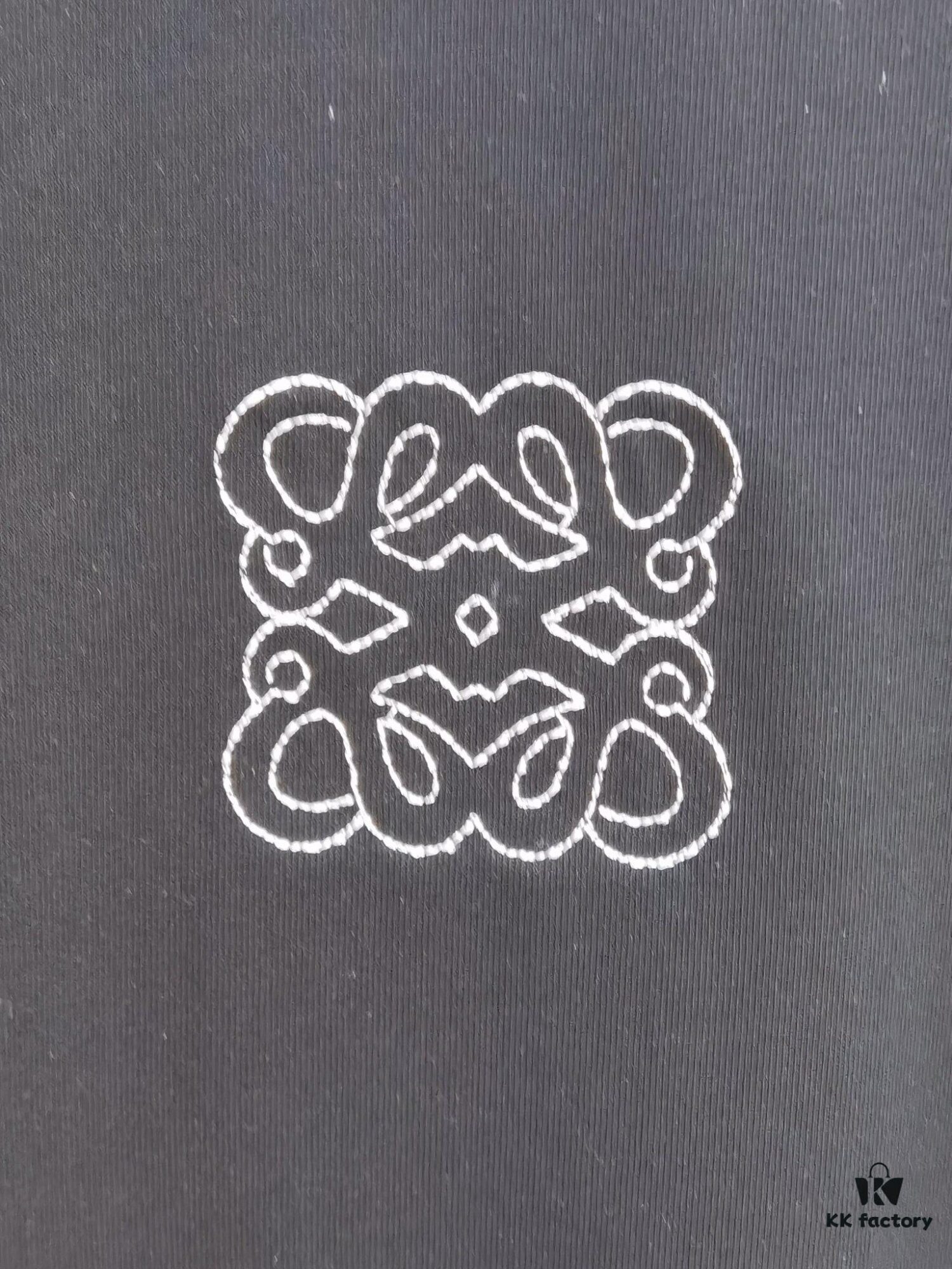 Loewe Embroidered Short Sleeve T-Shirt (Top Quality Version, Different from Standard Stock)
