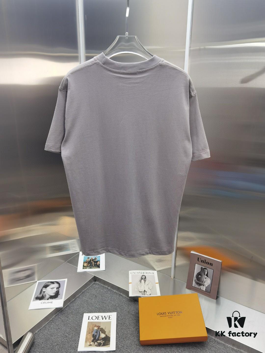 6931a0adccd8ab3d7af94862 Loewe Embroidered Short Sleeve T-Shirt (Premium Version, Different from Standard Stock)
