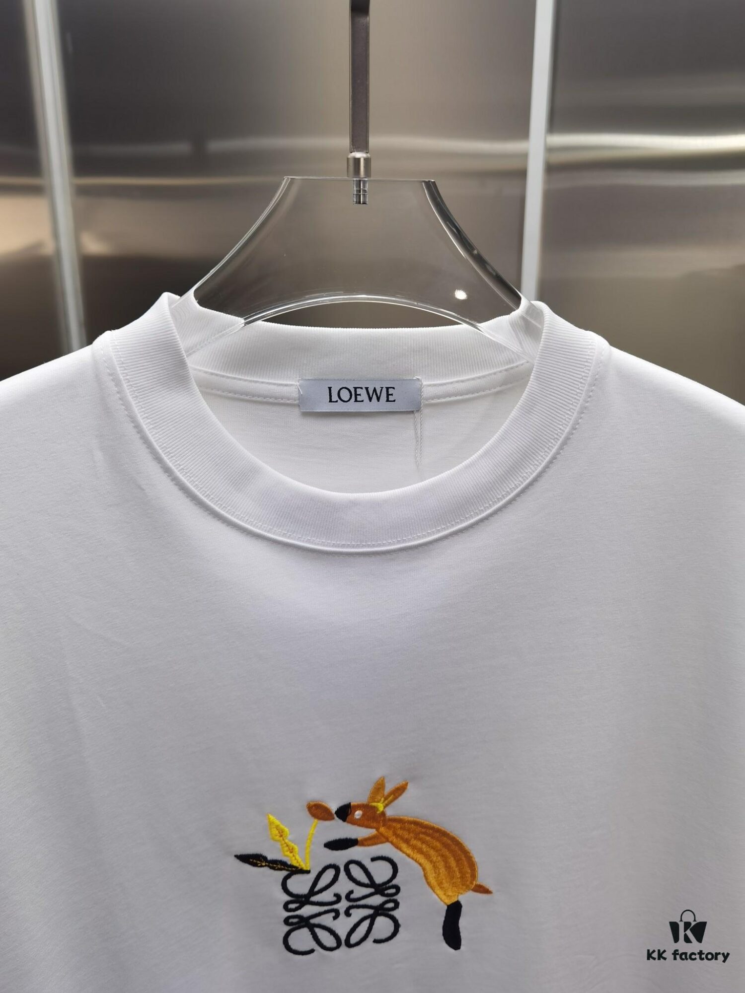 6931a0aeccd8ab3d7af94875 Loro Piana LO*WE Embroidered Premium Version Short Sleeve T-Shirt