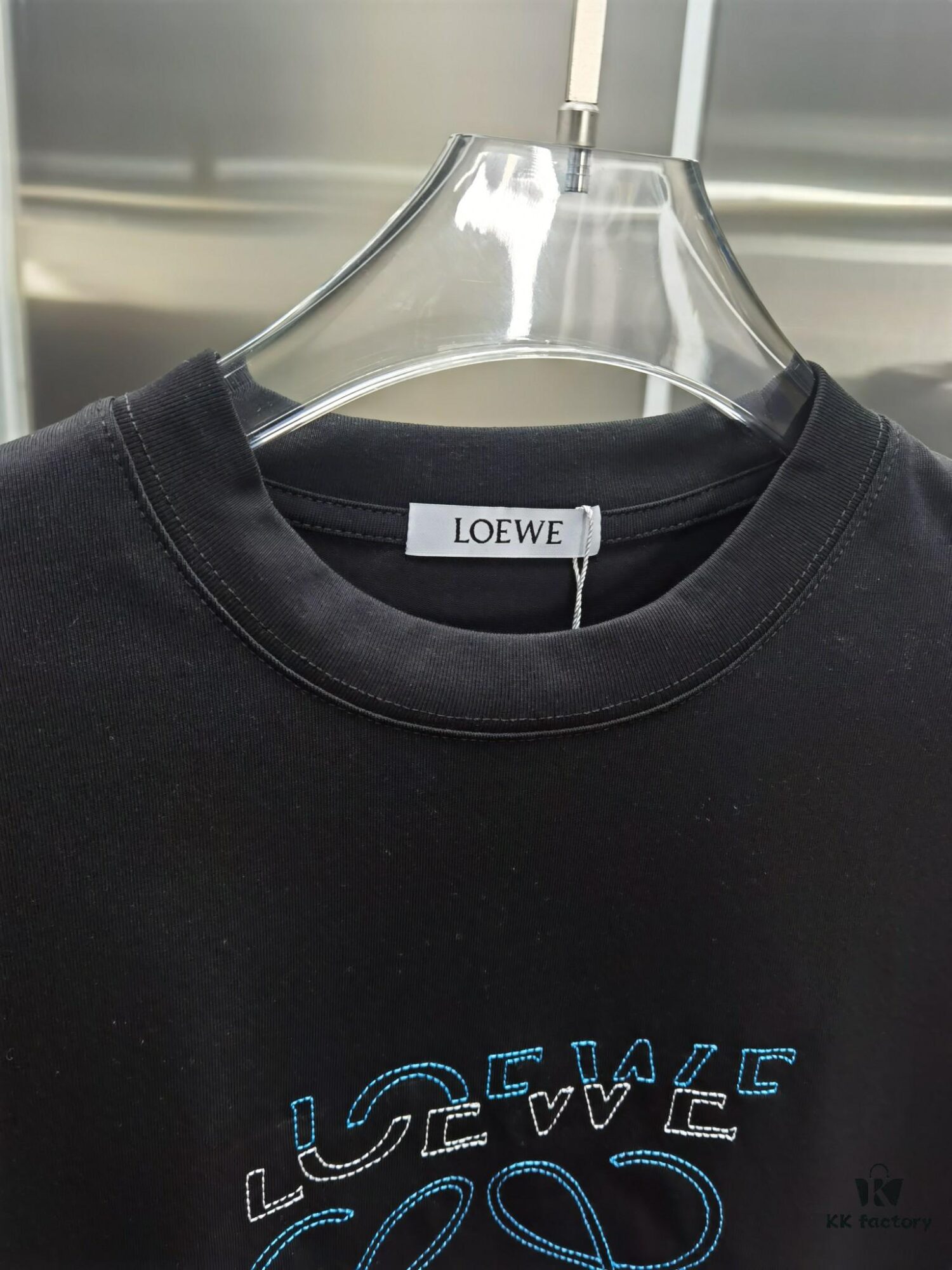 6931a0aeccd8ab3d7af9487a Lowe Embroidered Short Sleeve T-Shirt (Top Quality Version, Different from Standard Stock)