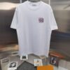 6931a0afccd8ab3d7af9488e Loewe Embroidered Short Sleeve T-Shirt (Top Quality Version, Distinct from Standard Stock)