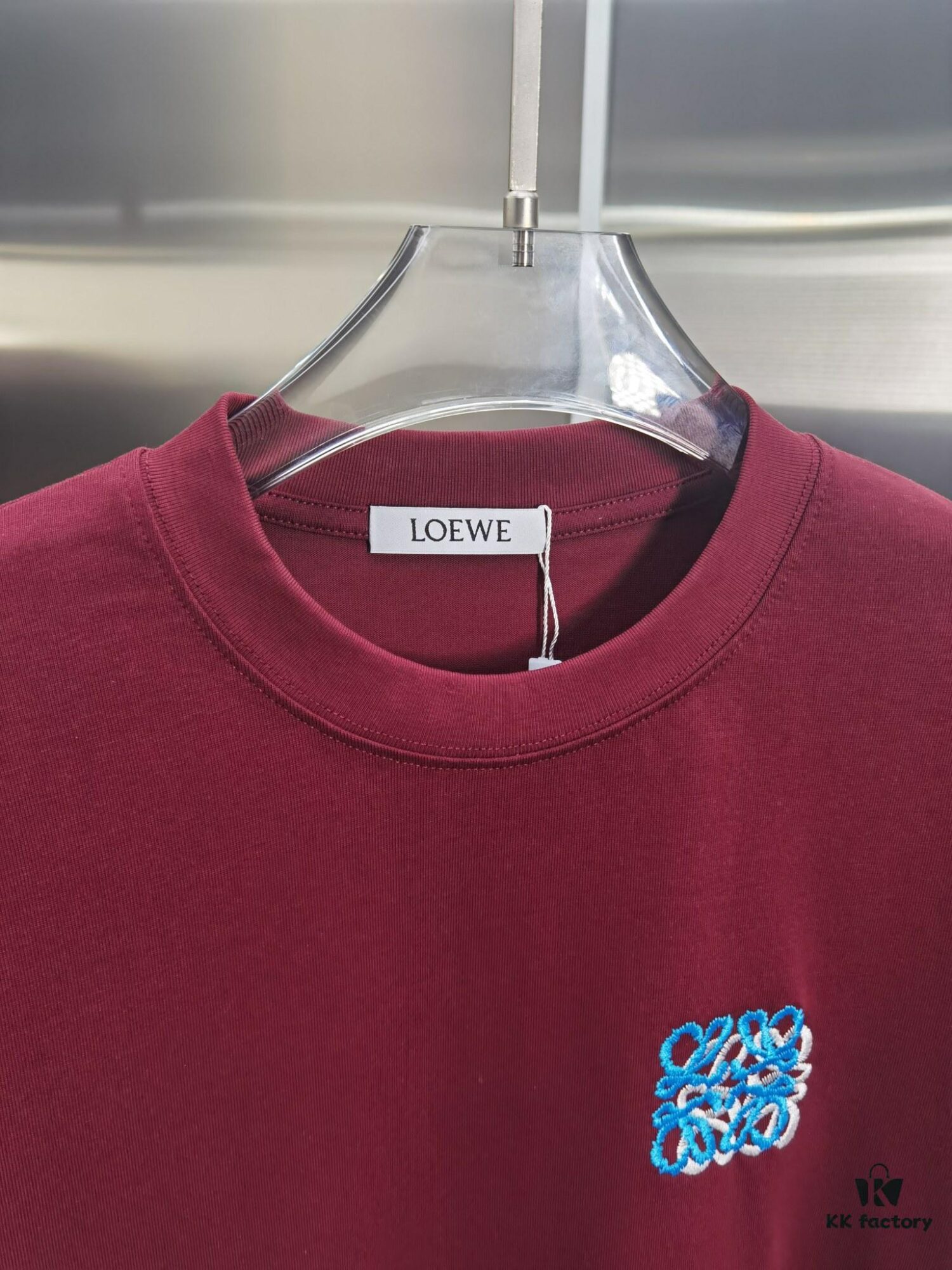 6931a0afccd8ab3d7af94895 Loewe Embroidered Short Sleeve T-Shirt (Premium Quality, Distinct from Standard Version)