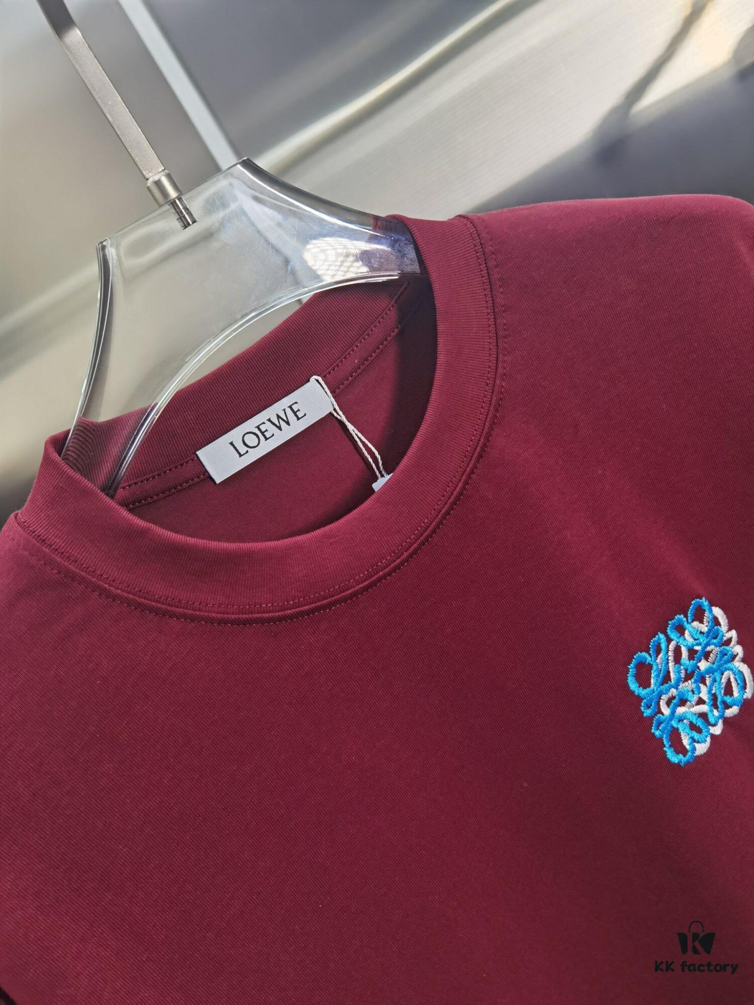 6931a0afccd8ab3d7af94896 Loewe Embroidered Short Sleeve T-Shirt (Premium Quality, Distinct from Standard Version)