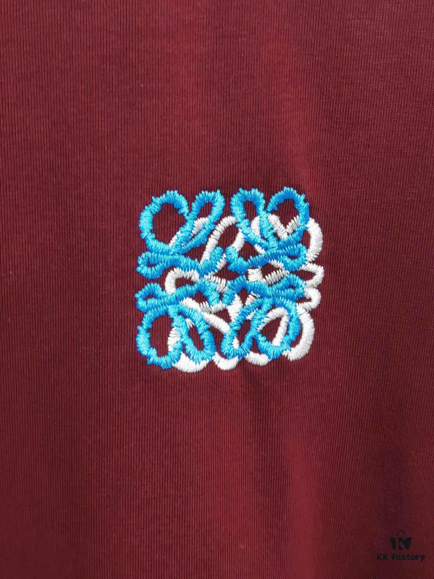6931a0afccd8ab3d7af94897 Loewe Embroidered Short Sleeve T-Shirt (Premium Quality, Distinct from Standard Version)