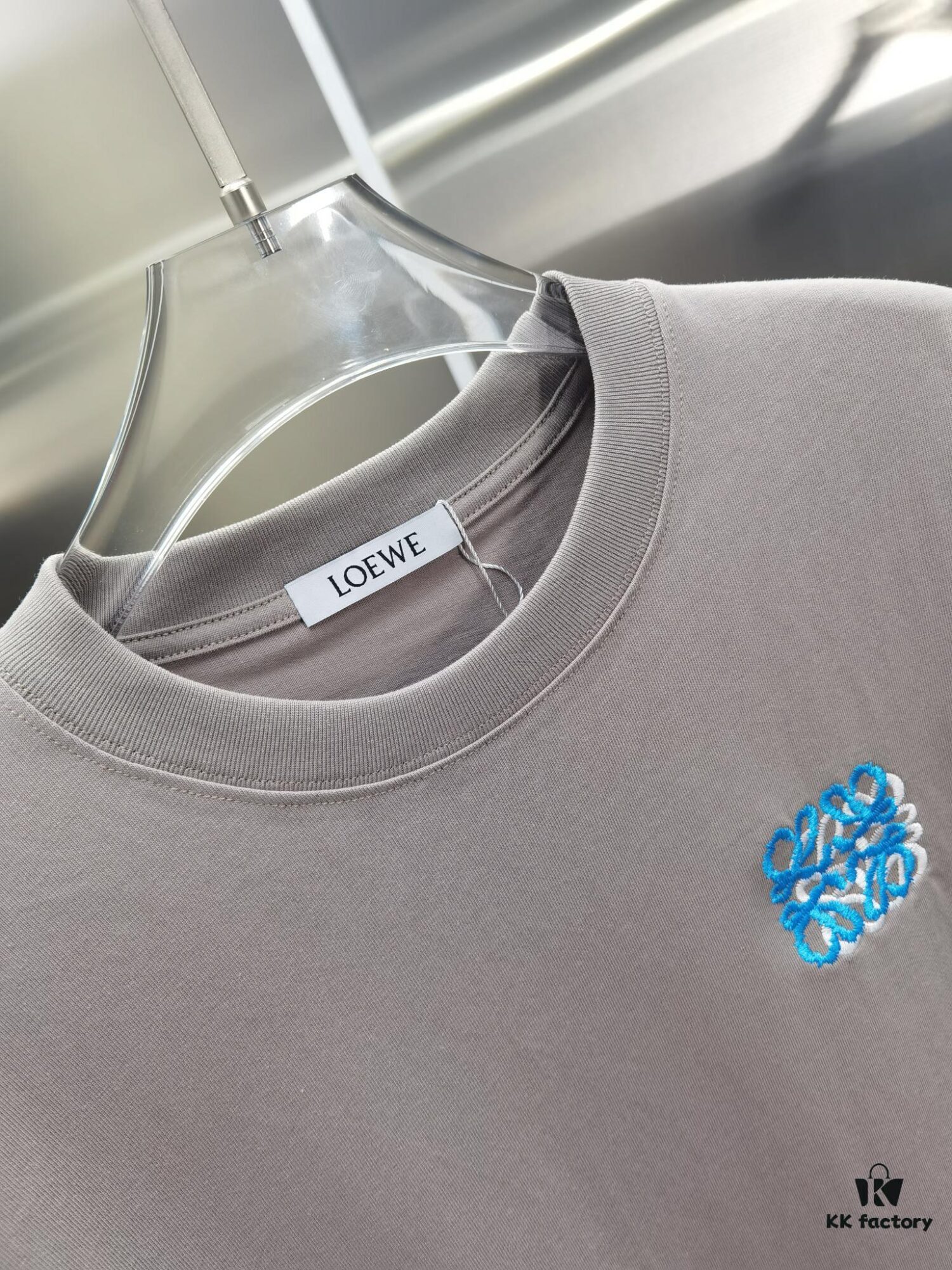 6931a0b0ccd8ab3d7af9489c Loewe Embroidered Short Sleeve T-Shirt (Premium Quality, Distinct from Standard Version)