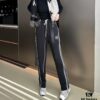 6931a0b1ccd8ab3d7af948bb LOEWE New Arrivals Letter Embroidery Woven Straight Sweatpants Unisex Casual Long Pants