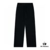 6931a0b1ccd8ab3d7af948bf LOEWE New Arrival Letter Embroidered Woven Straight Sweatpants Unisex Casual Trousers