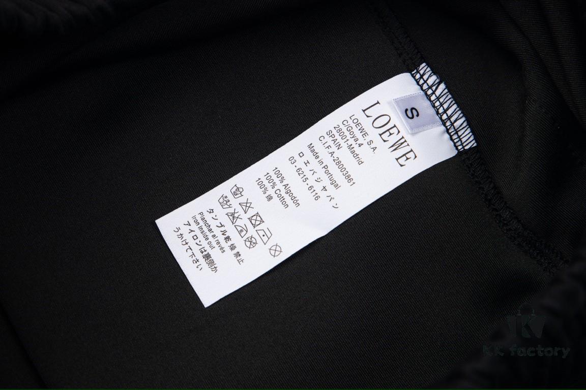 6931a0b2ccd8ab3d7af948c8 LOEWE New Arrival Letter Embroidered Woven Straight Sweatpants Unisex Casual Trousers