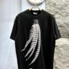 6931a0b2ccd8ab3d7af948d4 Loewe Printed Feather Short-Sleeve T-Shirt
