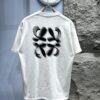 6931a0b3ccd8ab3d7af948e5 Loewe Embroidered Minimal Logo Short-Sleeve T-Shirt