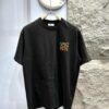 6931a0b3ccd8ab3d7af948e6 Loewe Embroidered Minimal Logo Short Sleeve T-Shirt