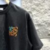 6931a0b3ccd8ab3d7af948e8 Loewe Embroidered Minimal Logo Short Sleeve T-Shirt