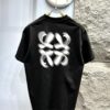 6931a0b4ccd8ab3d7af948ee Loewe Embroidered Minimal Logo Short Sleeve T-Shirt