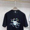 6931a0b4ccd8ab3d7af948f9 LOEWE Octopus Embroidered Short Sleeve T-Shirt