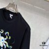 6931a0b4ccd8ab3d7af948fa LOEWE Octopus Embroidered Short Sleeve T-Shirt