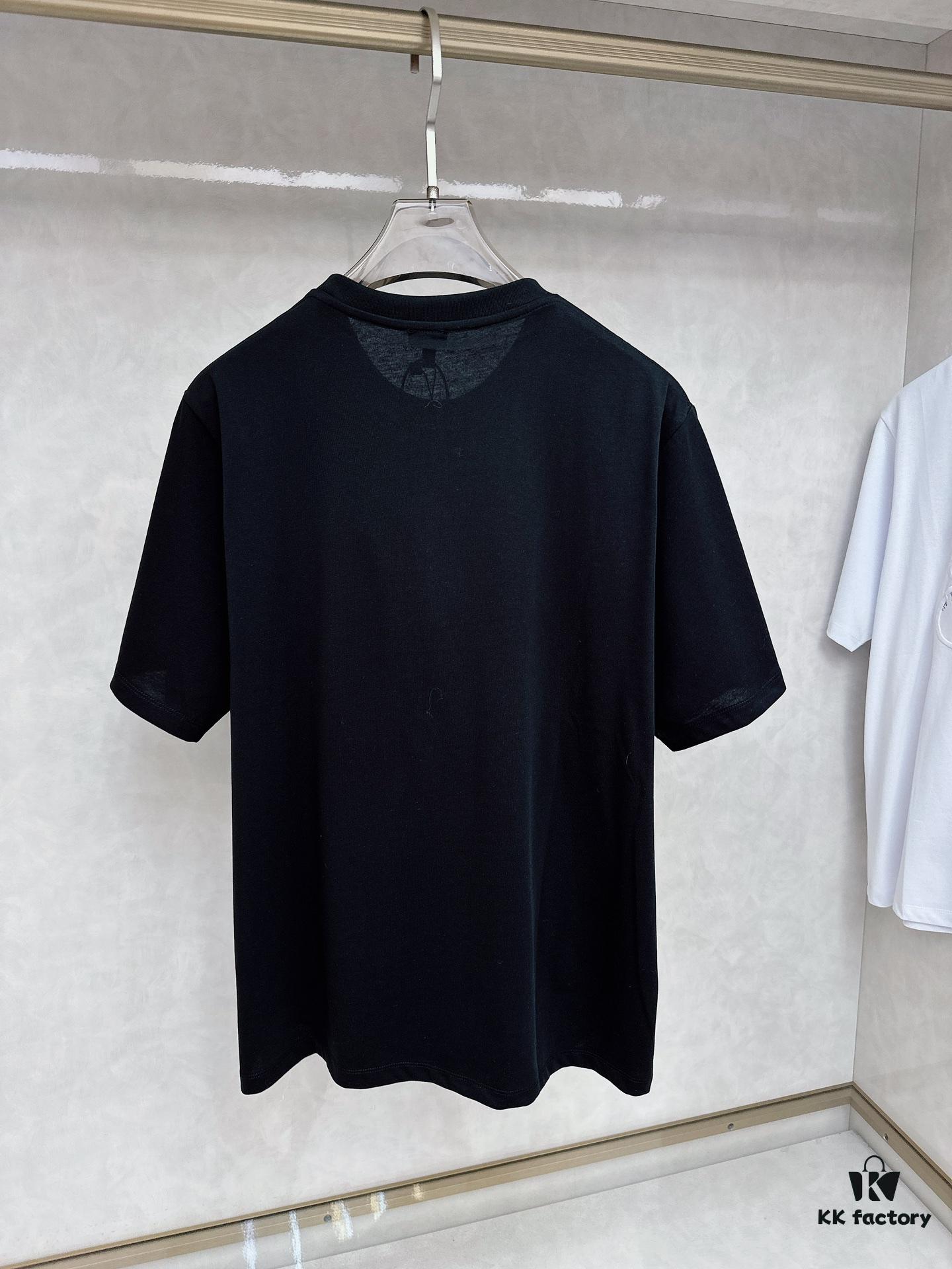 6931a0b4ccd8ab3d7af948ff LOEWE Octopus Embroidered Short Sleeve T-Shirt