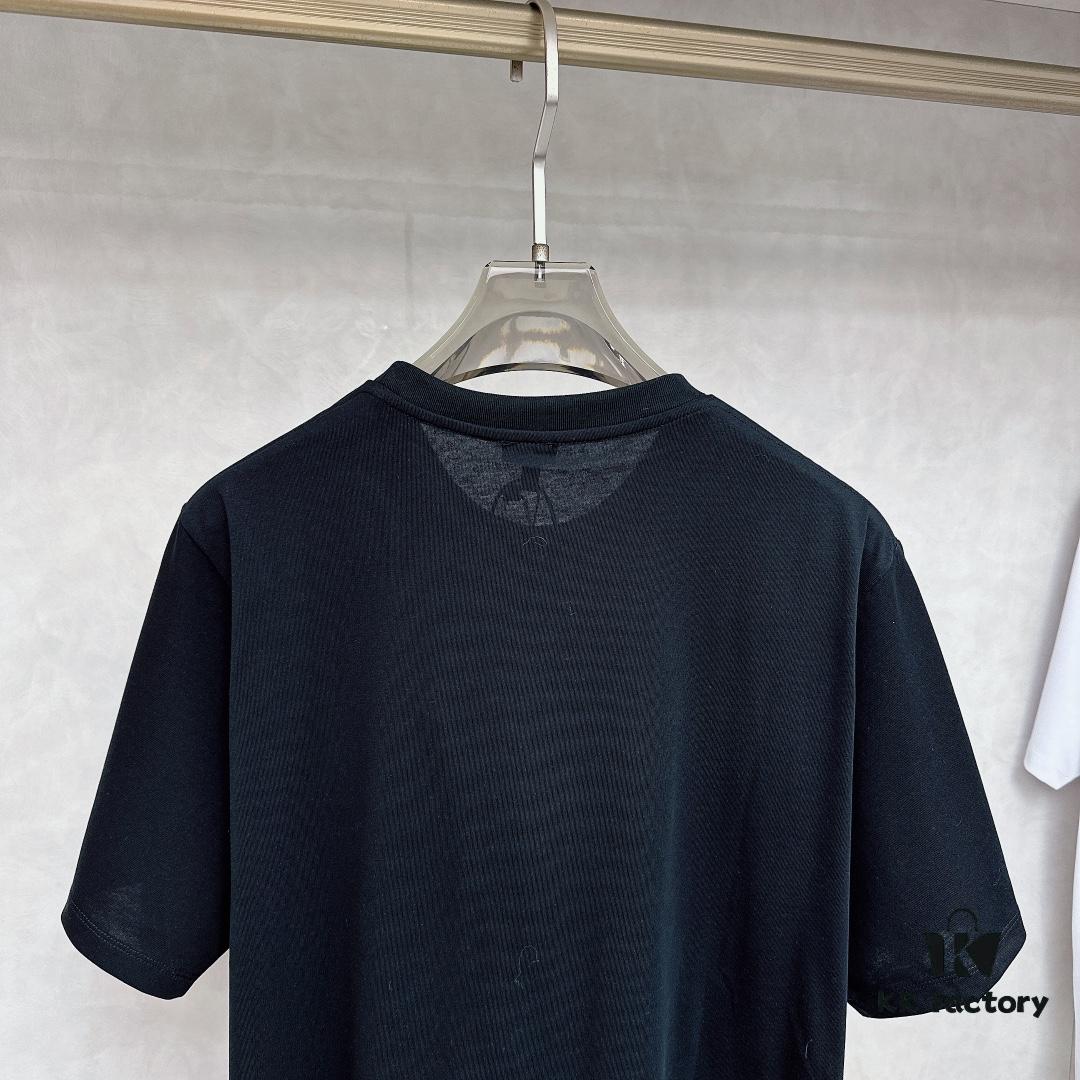 6931a0b5ccd8ab3d7af94900 LOEWE Octopus Embroidered Short Sleeve T-Shirt
