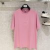 Loewe 2025 Newest Short-Sleeve T-Shirt, Stylish and Minimalist Design with Embroidered Logo on Chest, Premium Cotton Fabric, Comfortable and Trendy Cut