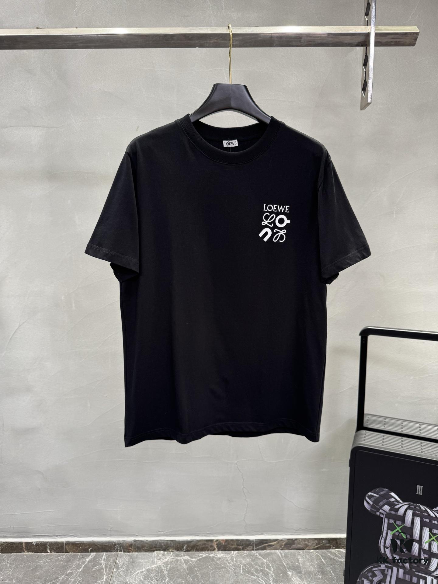 6931a0b6ccd8ab3d7af94928 LOEWE 25SS New Arrival Designer T-Shirt! Recommended Collaborative Edition! 260g Pure Cotton Fabric, Extremely Comfortable to Wear, 3D Embroidery on Chest Area, Brand Letters Clearly Highlighting the Theme, Offering Exceptional Texture, Visual Appeal, and Tactile Experience!