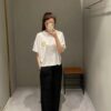 6931a0bbccd8ab3d7af94989 LOEWE Towel Embroidery Short Sleeve T-Shirt