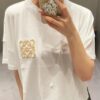 6931a0bbccd8ab3d7af9498a LOEWE Towel Embroidery Short Sleeve T-Shirt