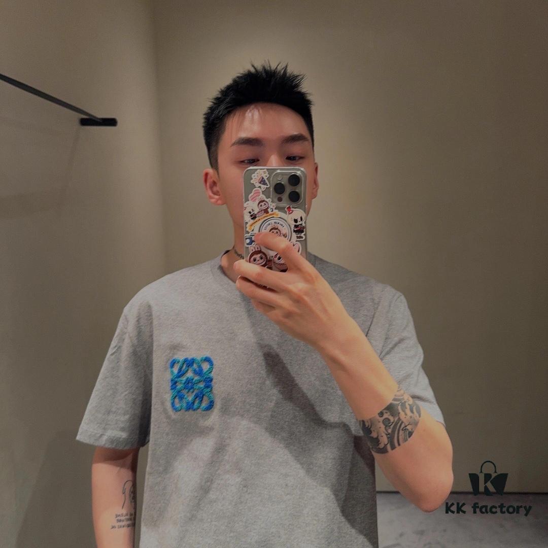 6931a0bbccd8ab3d7af9498e LOEWE Towel Embroidery Short Sleeve T-Shirt