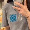 6931a0bbccd8ab3d7af94990 LOEWE Towel Embroidery Short Sleeve T-Shirt