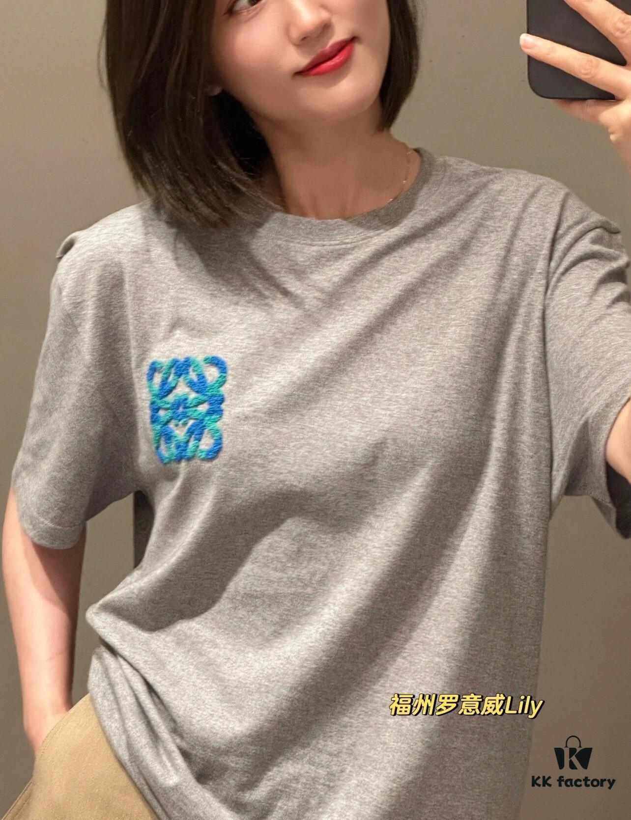 6931a0bbccd8ab3d7af94991 LOEWE Towel Embroidery Short Sleeve T-Shirt