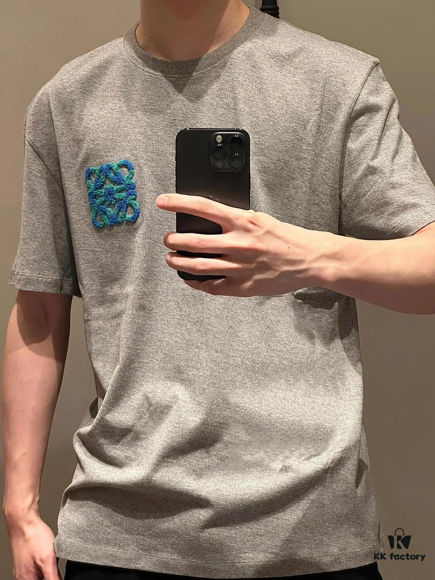 6931a0bcccd8ab3d7af94994 LOEWE Towel Embroidery Short Sleeve T-Shirt
