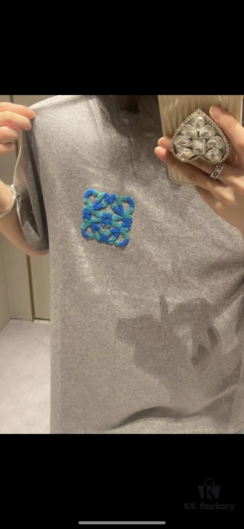 6931a0bcccd8ab3d7af94995 LOEWE Towel Embroidery Short Sleeve T-Shirt