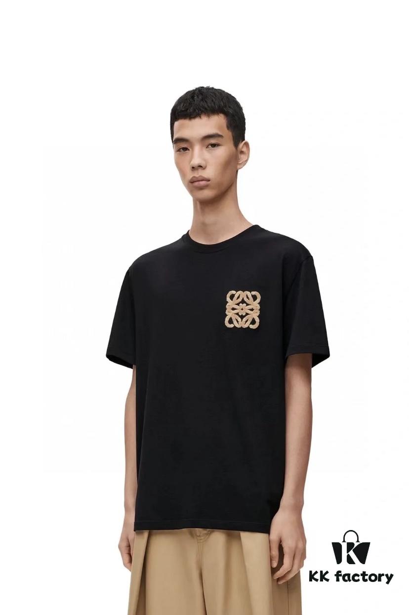6931a0bcccd8ab3d7af9499b LOEWE Towel Embroidery Short Sleeve T-Shirt